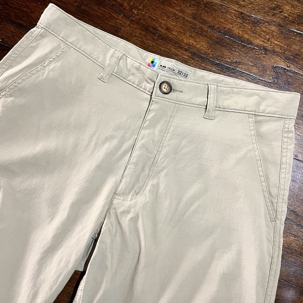 Unionbay UB Tech Pants Mens 32x32 Khaki Classic Chino Cargo Utility Outdors - Picture 3 of 12